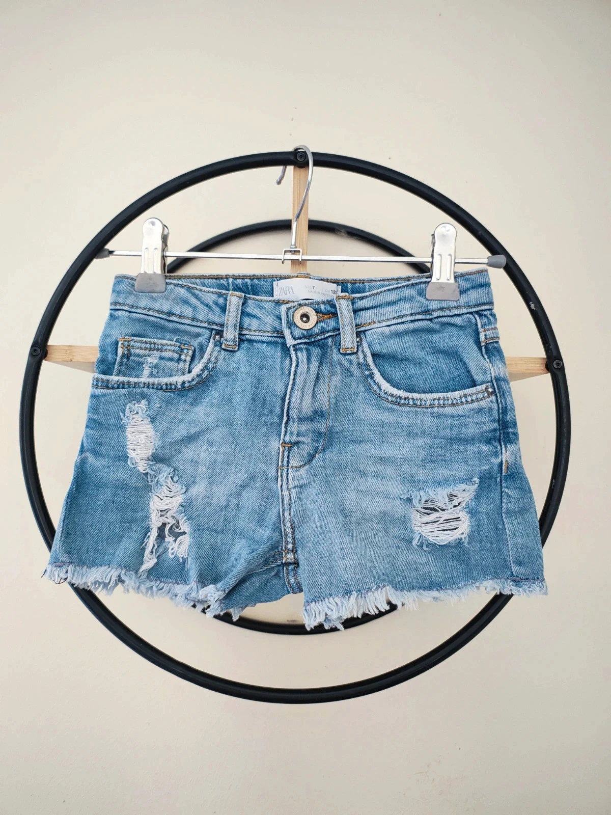 7 ans short en jean Zara